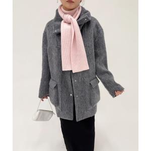 コート アウター 「Hella/ヘラ」wool shaggy coat レディース