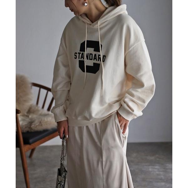 「Bonjour Sagan」 プルオーバーパーカー FREE アイボリー レディース