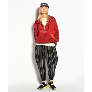 「ALDIES」 ジップアップパーカー LARGE バーガンディー メンズ