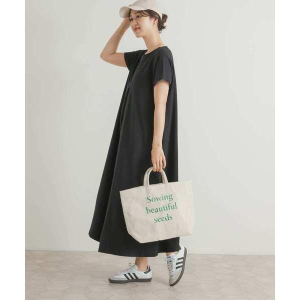 「URBAN RESEARCH DOORS」 半袖ワンピース MEDIUM ブラック レディース