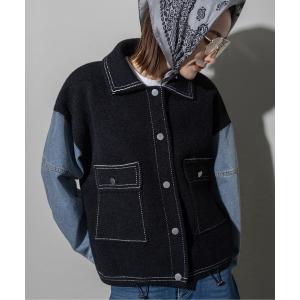 Desigual（デシグアル） レザージャケット ライダース クロップド丈