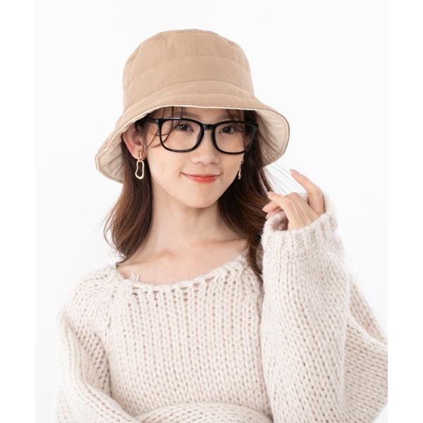 帽子 ハット レディース ダウンライクバケットハット レディース