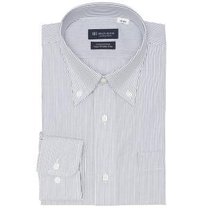 フォーマル シャツ 形態安定ノンアイロン ボタンダウン 長袖ビジネスワイシャツ メンズ