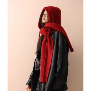 ニット帽 ニットキャップ Chiina/ニットフードマフラー レディース