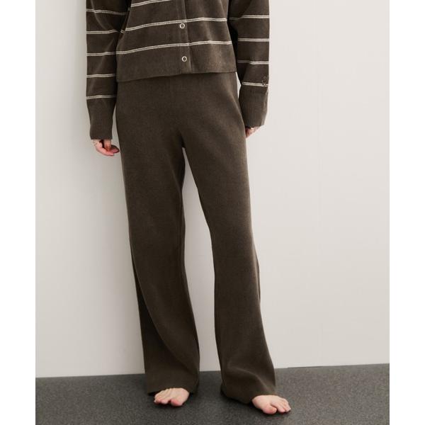 パンツ 「Healthknit/ヘルスニット」Silky Mole Knit Pants/セットアッ...