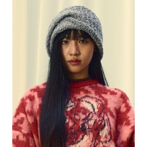 ニット帽 ニットキャップ レディース A'GEM/9 × .kom 「NICE GHOST CLUB...
