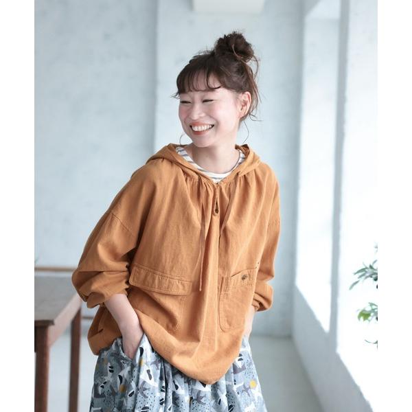 ブラウス シャツ パーカーみたいなブラウス レディース