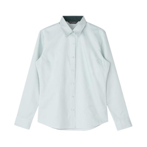 フォーマル ブラウス シャツ 形態安定ノンアイロン レギュラー 長袖ビジネスワイシャツ レディース