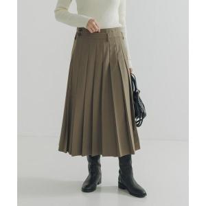 スカート ラッププリーツスカート