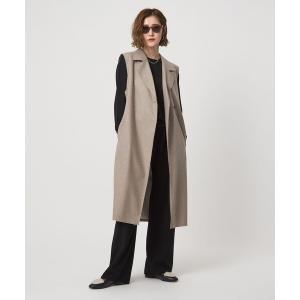 コンテ conte 25SS ペーパー タックスカート ロング 36 ダークカーキ