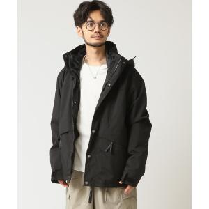 マウンテンパーカー ウインドブレーカー  フリースジャケットインナー付きマウンテンパーカー / タスランクロス 耐水圧 裏フリース 裏メッシュ メンズ