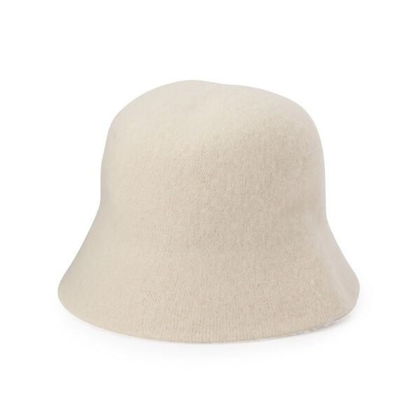 帽子 ハット ウール混シンプルハット レディース