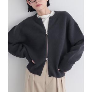 カーディガン やわらかニットダブルジップカーディガン「サスティナブル」 レディース