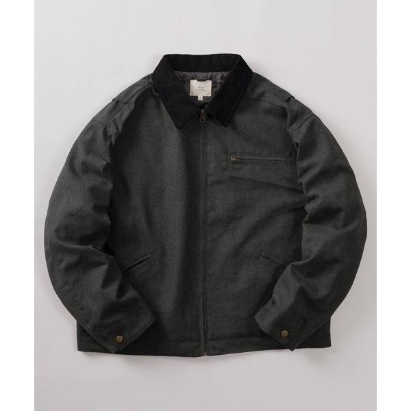 ブルゾン アウター 「81」襟コーデュロイ ヴィンテージライク 中綿入り ダックブルゾン メンズ レ...