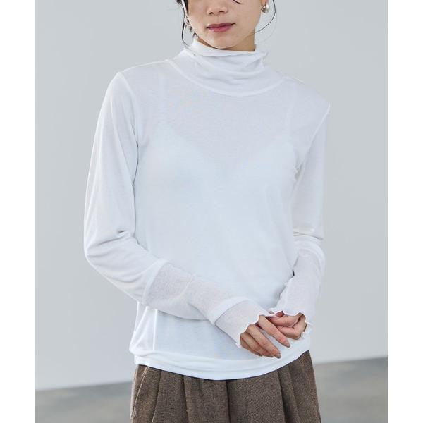milli de l'air セミシアーカフハイネック レディース