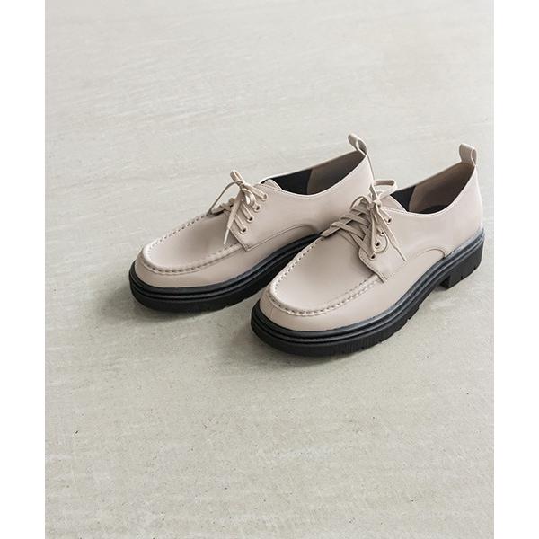 ローファー サステナブル 晴雨兼用タンクソールシューズ レディース