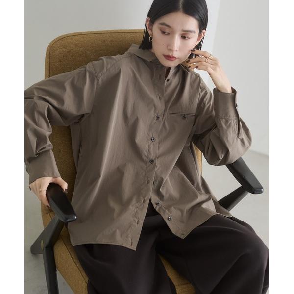 ブラウス シャツ ポリエステルブロード 丈2WAYシャツ レディース