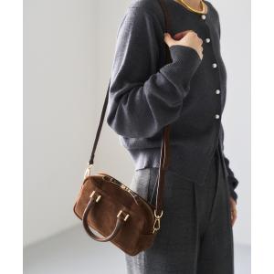 ボストンバッグ CHRISTIAN VILLA /クリスチャン ヴィラ SUEDE BOSTON レディース