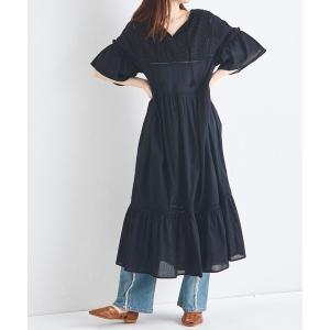 ワンピース 「リンクコーデ」「ママサイズ」インド コットンボイル ワンピース