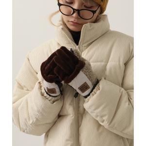 手袋 「KRIFF MAYER/クリフメイヤー」キルティング 切替グローブ/手袋 メンズ レディース