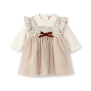 ベビー服 ロンパース お花チュールドッキングOPロンパースの買取情報