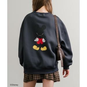 ディズニーミッキー裏起毛トレーナー