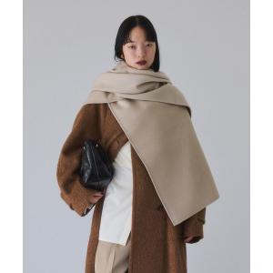 カシミアブレンドポンチョストール