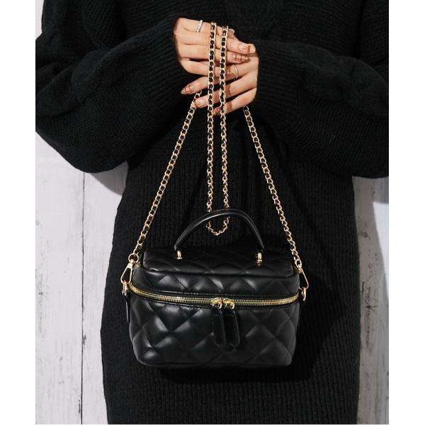 ショルダーバッグ バッグ 「チェーンストラップ×キルティング」レディース ショルダーバッグ 高見え ...