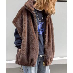 コート アウター 「Scrap Book」ECO FUR BLOUSON レディース