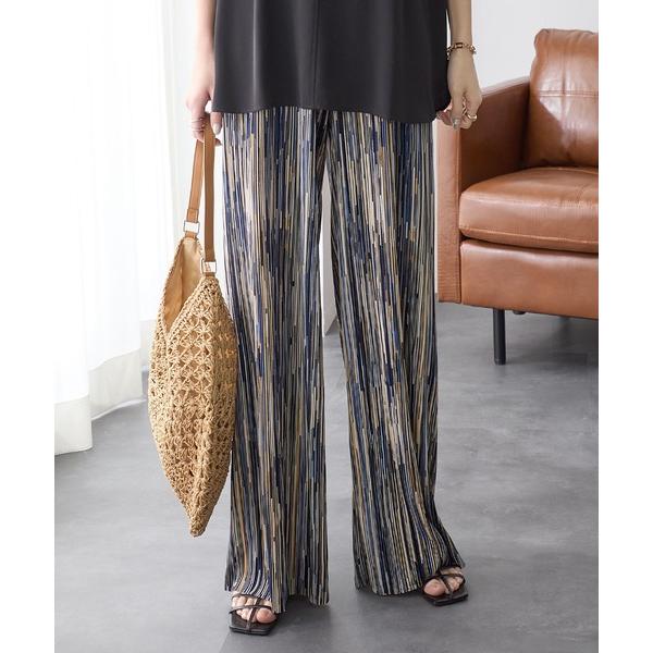 パンツ 「新色追加!」着映えプリーツパンツ レディース