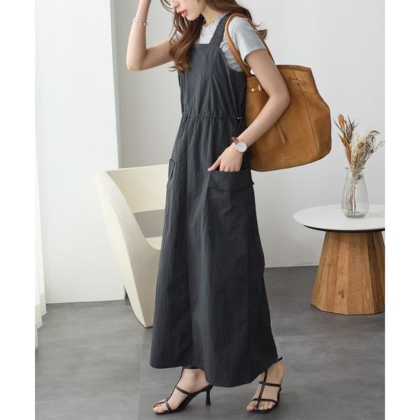 ジャンパースカート ミリタリージャンパースカート