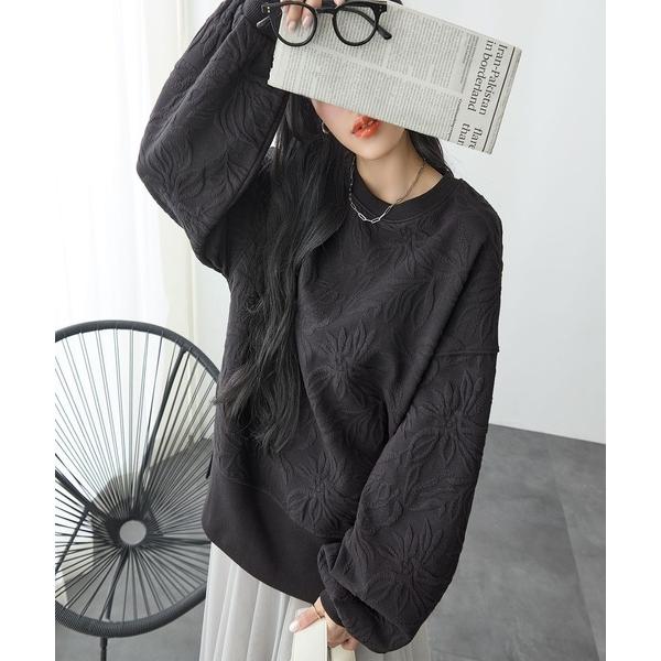 トレーナー スウェット フィオーレモチーフスウェット レディース