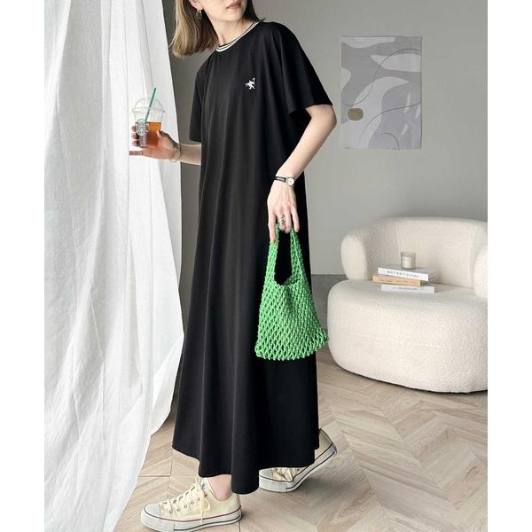 「Java」 半袖ワンピース SMALL ブラック レディース