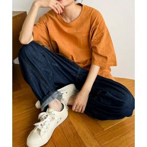 「ONIGIRI」 デニムパンツ LARGE ネイビー レディース