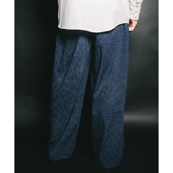 ワイドパンツ スラックス Spiderweb slacks メンズ レディース