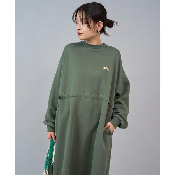 「FREAK&apos;S STORE」 長袖ワンピース フリ- オリーブ レディース