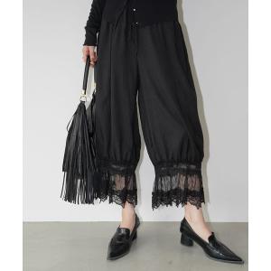 パンツ レースヘムイージーワイドパンツ chw26s002 レディース メンズ