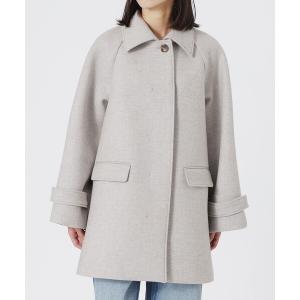 コート チェスターコート ボンディングミドルコート レディース