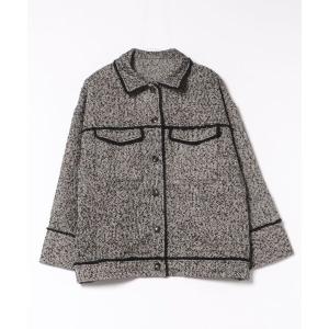 コート アウター MIXツィードCPOジャケット レディース