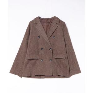 コート アウター ツィーディファインチェックジャコット レディース