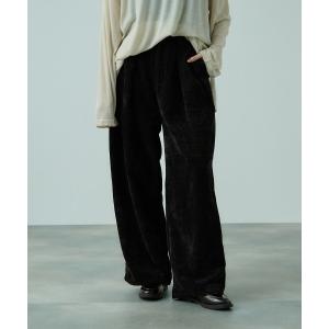 パンツ サージ2タックワイドパンツ「手洗い可能」 レディース