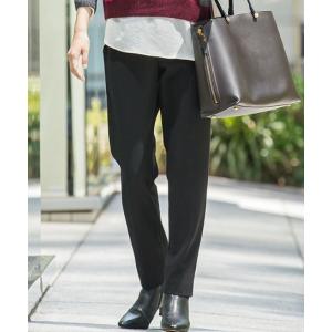 パンツ 両面起毛テーパードパンツ「洗える/セットアップ対応」 レディース