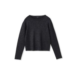 ニット セーター ラメクルーネックニット レディース