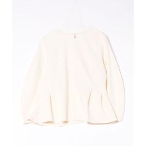 ブラウス シャツ カットジョーゼットウエストタックブラウス「手洗い可能」 レディース