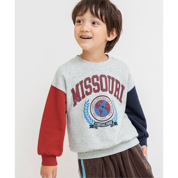 トレーナー  「ジュニア対応」カラバリグラフィックトレーナー キッズ 子供服 男の子 女の子