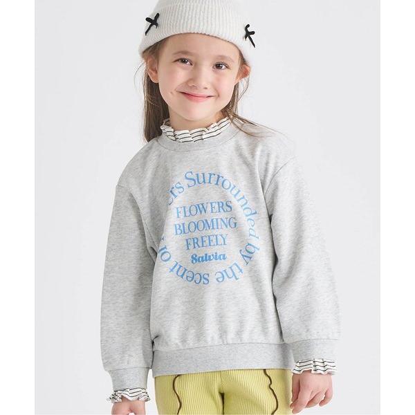 トレーナー  「WEB限定/ジュニア対応」レイヤードロゴトレーナー キッズ 子供服 男の子 女の子