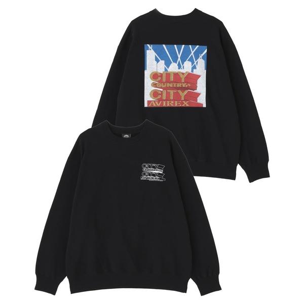トレーナー スウェット 「AVIREX × CITY COUNTRY CITY」SIGNATURE ...