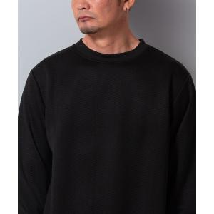 トレーナー スウェット (SA) ダイヤ キルティング 無地 トレーナー メンズ