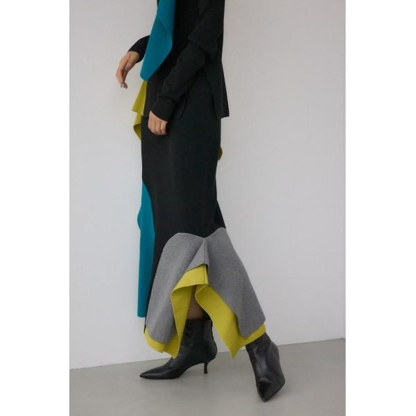 スカート 「PLUS」パネルマーメイドスカート