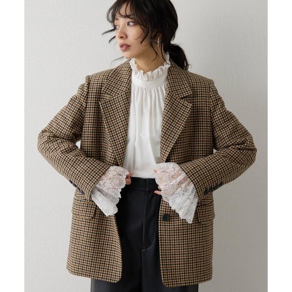 ジャケット テーラードジャケット ウールシングルジャケット レディース